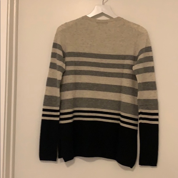 Vince Striped Cashmere Crewneck Sweater Small - Picture 3 of 5